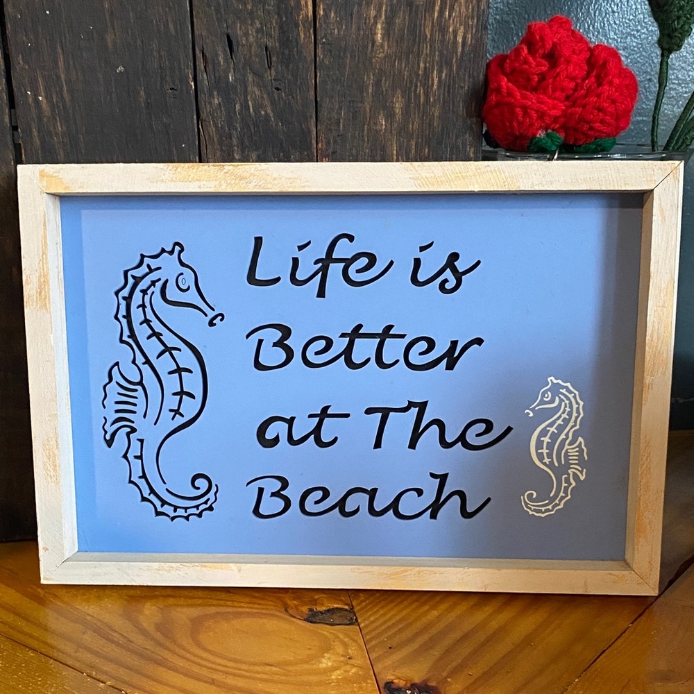 NWT Seahorse Beach frame